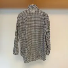 MARGARET HOWELL メンズ7分袖シャツ ギンガムチェック Lサイズのサムネイル