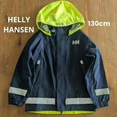 HELLY HANSEN 130cm フード付きジャケット ネイビー