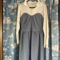 axesのブルーワンピース