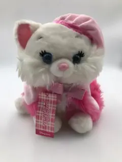 ディズニーストア　おしゃれキャット　マリー　ぬいぐるみ　タグ付き中古美品
