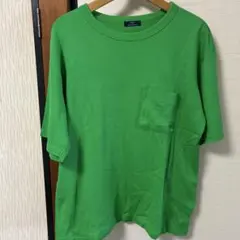 グリーン Tシャツ Mサイズ 100%コットン