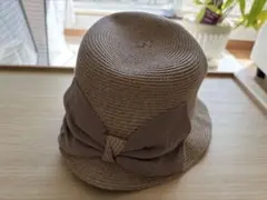 麦わら帽子　56cm～58cm サイズ調整可
