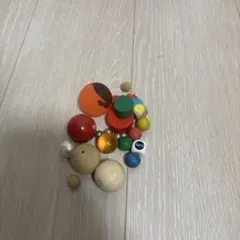 木製カラービーズセット