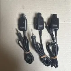 ①ALINCO 3個セット EME-32A イヤホンマイク 動作未確認のサムネイル
