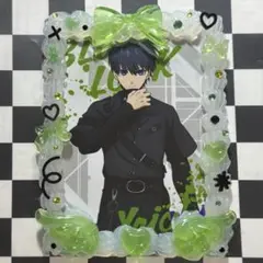硬質ケースデコ ホイップデコ グリーンカラー ブロマイドケース