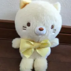 すみっコぐらし　しろくまの手作りぬいぐるみ ねこ