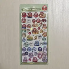ボンボンドロップシール　和柄シリーズ　だるま
