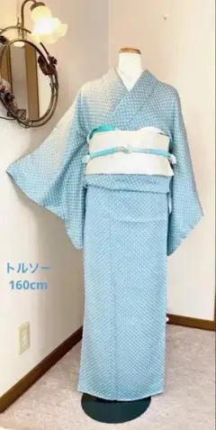 ふんわり　総絞り　羽織　小紋　ほんのりクリーム色　植物紋様　正絹 0b347f9e4b8b09994fcd94cc819312