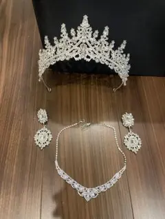 クリスタルブライダルアクセサリーセット