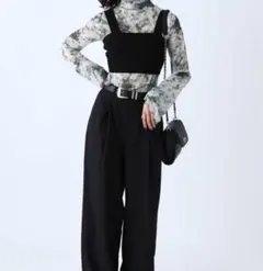 【PAGEBOY】新品・未使用　ブラックビスチェ