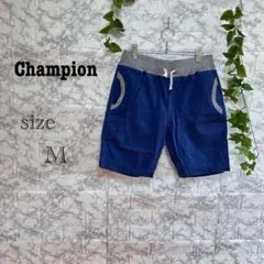 【h26】【チャンピオン】ネイビー ショートパンツ 【M】　ウエストゴム
