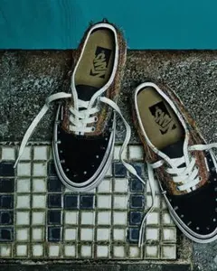 28cm】Vans プレミアム オーセンティック イビザ 黒 ヴァンズ モヘア
