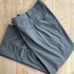 UNIQLO ユニクロ タックワイドパンツ グレー L