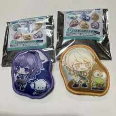 プロセカ　ふわふわバッジ　サンリオ　朝比奈まふゆ　天馬司　こぎみゅん　けろっぴ