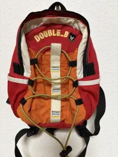 【美品】DOUBLE-B リュック 赤