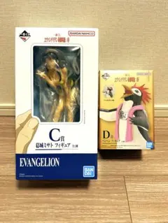 一番くじ エヴァンゲリオン 葛城ミサト ペンペン フィギュア C賞 D賞