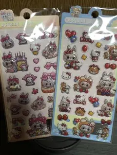 ブブリオコラボぷくぷくシール2枚セット