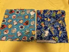 貴重レア‼️✡️新品‼️✳️ポケモンサン＆ムーン ✳️ポケモンXY 生地　ハギレ2種類