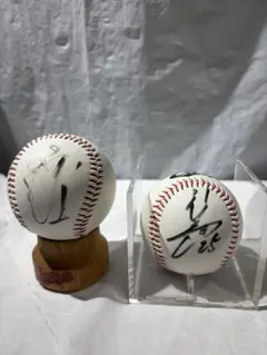 ファイテング原田のサイン付き ミニグローブ。【年号不明 紐切れ有り