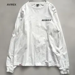 AVIREX ホワイト Lサイズ 長袖カットソー