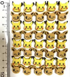 ポケモン　ミニ消しゴム　ピカチュウ　イーブイ