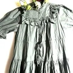 ロリータファション フィジカル　ドロップ半袖ロング丈ワンピース 公式】PhysicalDrop | フィジカルドロップ ワンピースお洋服の
