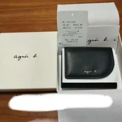 ✨ agnès b. VOYAGE レザー名刺入れ ✨ 黒Xゴールド 箱付 ✨ agnès b. VOYAGE レザー名刺入れ ✨ 黒Xゴールド 箱付 - メルカリ