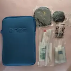 BREE トラベルポーチ 青 Lufthansaビジネスクラス