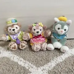 ダッフィー ぬいぐるみストラップ イースター シェリーメイ ジェラトーニ セット