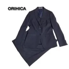美品ORIHICA黒スーツセット9ウオッシャブル背抜き 洗える
