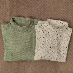 【お値下げ】GAP＆ユニクロ　タートルネック140　2枚セット