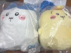 重め！ぼっちゃり抱っこぬいぐるみ ハチワレ　うさぎ　2種セット　ぽっちゃり