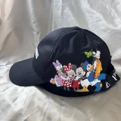 Disney Besties ディズニーベスティーズキャップ58㎝ 黒 刺繍