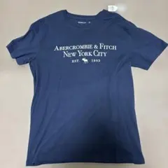 未使用　Abercrombie & Fitch Tシャツ M ネイビー