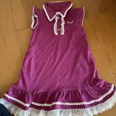 アクシーズファム kids 110〜120 ドットワンピース