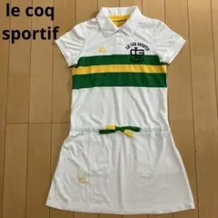 le coq sportif ルコックスポルティフ　半袖ワンピース　Lサイズ