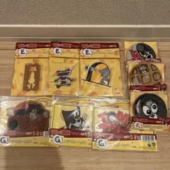 トムとジェリー 一番くじ アクリルキーホルダー 缶バッジ 缶ミラー ステッカー