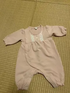 バースデイ　cottoli ピンクカバーオル　60-70cm