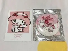 マイメロディ TheCupidDiner グリッター缶バッジ+トレカ