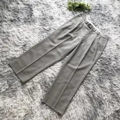 Munsingwear【85 L】スタイリッシュ◎ グレー ワイド スラックス