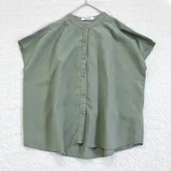 アーバンリサーチSonny Label 麻混　フレンチスリーブブラウス　春夏　Fのサムネイル