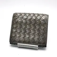 中古美品 ボッテガヴェネタ イントレチャート ウォレットチェーン
