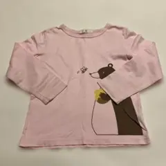 120㎝　女児　ピンク　ロンT