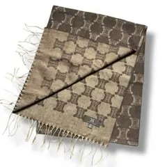 美品 ★CELINE★ マフラー マカダム Cロゴ フリンジ ウール ブラウン 楽天市場】CELINE セリーヌ マフラー 2AWW1920F.09GR メンズ