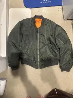 70s 米軍実物 MA-1 ALPHA SCOVILLジッパー M ヴィンテージ