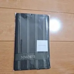 NINARICCI ダークグリーン ストライプ ハンカチ