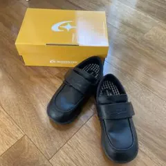 黒 フォーマルシューズ マジックテープ式　moonSTAR　18.0cm