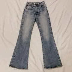【新品未使用】タグ付き　MOUSSY MVS FLARE　22 mossy MVS FLARE 22 フレア デニムパンツ MOUSSY フレアデニムパンツ