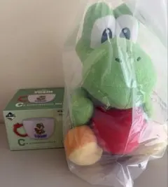 一番くじ　ヨッシー　A賞　ぬいぐるみ　C賞　マグカップ　セット