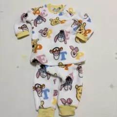 くまのプーさん　パジャマ　80cm フリース